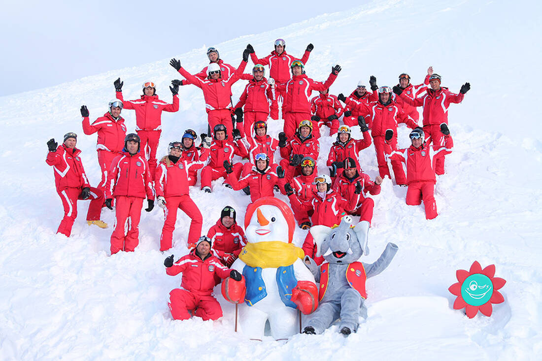 immer gute Stimmung im Team der Ski- und Snowboardschule Gitschberg