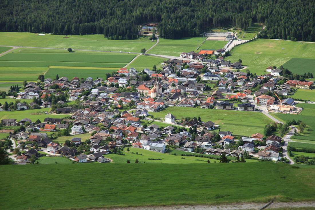 Luftbild Pfalzen (1220 m)