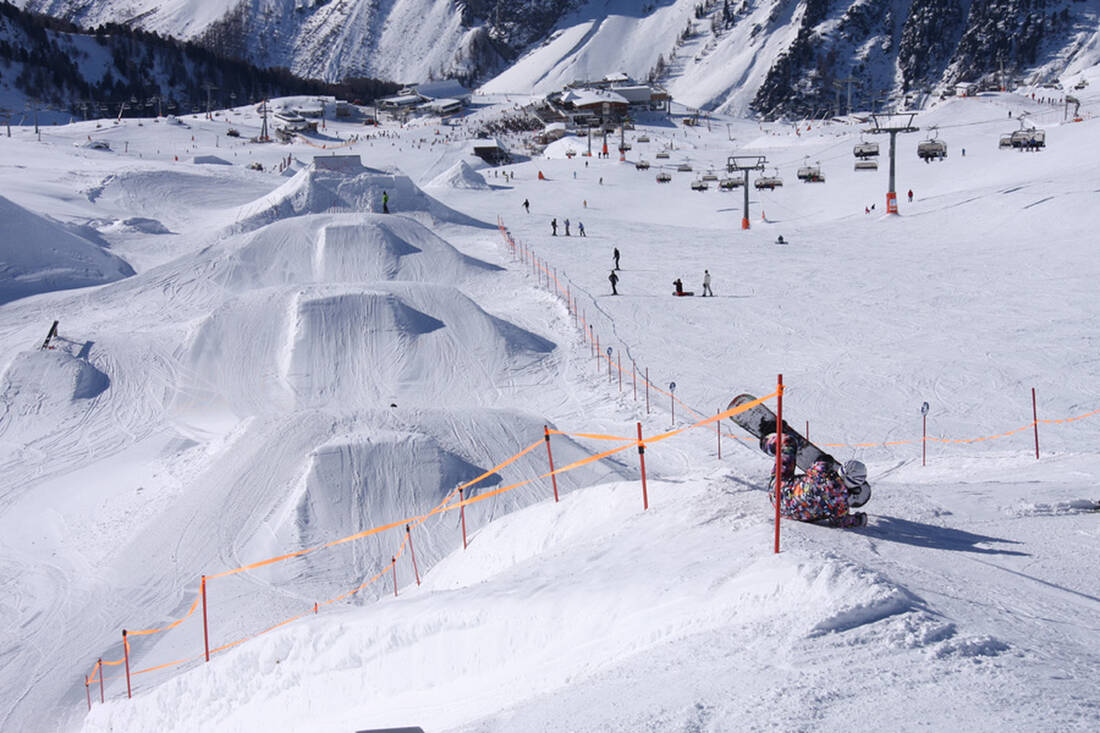 Ski- und Snowboardjumps im Skiparadies Ischgl