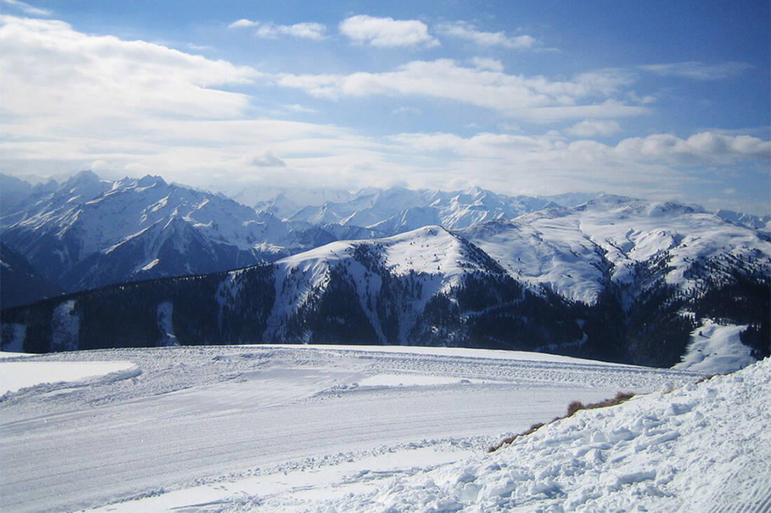 Traumkulisse im Kitzbüheler Skigebiet