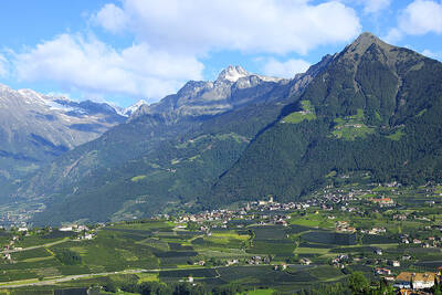 Dorf Tirol Panorama